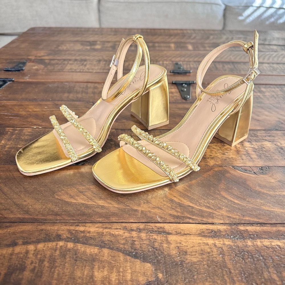 NWT Elegant Jewel Badgley Mischka Women's Sandals - Picture 3 of 12